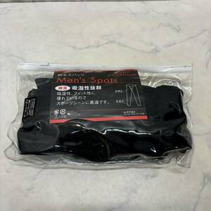 新品 日本製 ナイガイ スパッツ 吸湿性抜群 黒 ブラック メンズ M-L 綿混 タイツ