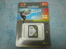 SPECIAL EDITION SILICON POWER NEWEST MODEL SD CARD 32GB Class10 UHS-1 OK MAX SPEED85MB/s SP032GBSDHAU1V10AB_画像1