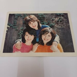 ★ 昭和レトロ キャンディーズ 下敷き 伊藤蘭 藤村美樹 田中好子 Candies ラン スー ミキ 70年代アイドル