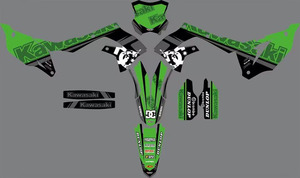 2019-2023 KX250 KX450 デカール グラフィック キット 3