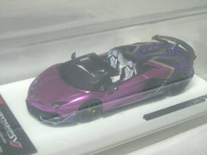 EIDOLON 1/43 Lamborghini Aventador SVJ Roadster Ad Personam Dual tone Paint Viola Fineo/Viola Hestia アヴェンタドール！