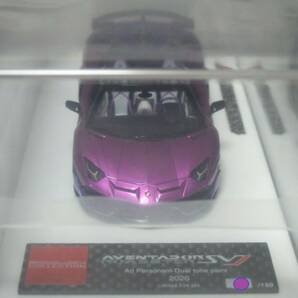 EIDOLON 1/43 Lamborghini Aventador SVJ Roadster Ad Personam Dual tone Paint Viola Fineo/Viola Hestia アヴェンタドール！の画像2