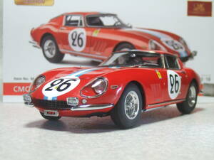 CMC Ferrari 275 GTB/C, 24H France 1966 Biscaldi/Bourbon-Parme #26 ルマン フェラーリ ！