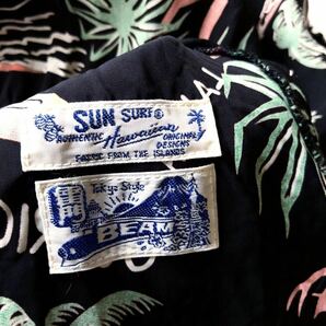 ビームスボーイ別注♪サンサーフ SUN SURF 大人可愛い総柄デザインプリントマキシ丈ロング丈ティアードスカートの画像7