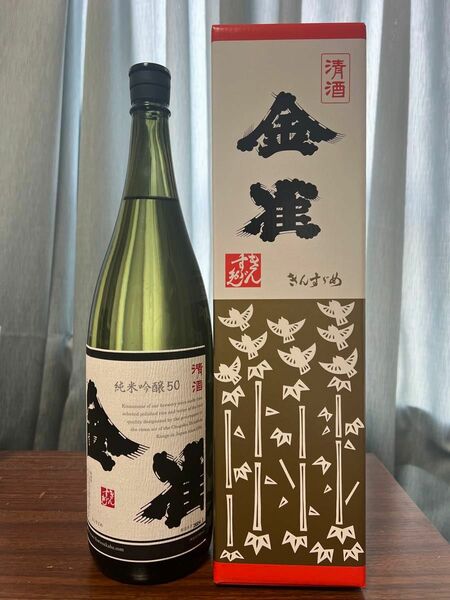 金雀　純米吟醸50 清酒　1800ml 2024.1 箱付