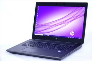 【1円～】Corei7 新品SSD搭載！快速ワークステーション！HP ZBook 17 G6 i7-9750H RAM16G SSD256G+HDD1T 17.3FHD Win10 Quadoro T1000-4G