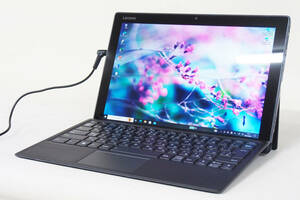 【1円～】Office2021搭載 タブレットPC Lenovo IdeaPad Miix 520 i5-8250U RAM8G SSD256G 12.2インチWUXGA カメラ 指紋認証 Win10Pro