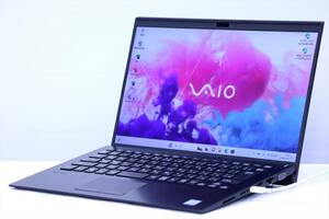 【1円～】Windows11 Office2021搭載！狭額縁14型FHD液晶搭載スタイリッシュPC！VAIO ProPK VJPK11C11N i3-8145U RAM4G SSD128G