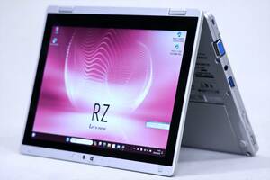 【1円～】Windows11搭載！超軽量745ｇ！10.1型WUXGA液晶コンパクト2-in-1タブレット！CF-RZ5 m5-6Y57 8Ｇ SSD256G ACアダプタ付属