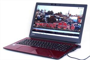 【1円～】Corei7 ブルーレイドライブ 大容量SSD512GB 快速PC dynabook T75/GR i7-8550U RAM8GB 15.6型FHD カメラ テンキー 顔認証 Win10