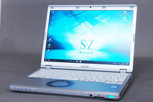 【1円～】超軽量849g！バッテリー良好 快速コンパクトPC Let's note CF-SZ6RDYVS i5-7300U 8G SSD256G 12.1型WUXGA Win10 DtoDリカバリ