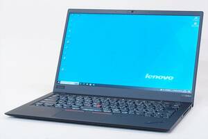 【1円～】第8世代Corei7搭載パワフル快速PC！2019年4月工場出荷！ThinkPad X1 Carbon i7-8550U 8G SSD256G 14型FHD Win10