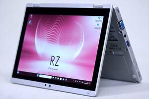 【1円～】Windows11搭載！超軽量745ｇ！10.1型WUXGA液晶コンパクト2-in-1タブレット！CF-RZ5 m5-6Y57 8Ｇ SSD256G ACアダプタ付属