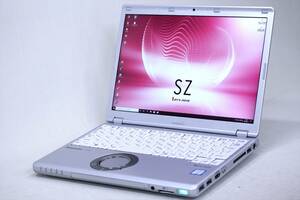 【1円～】Corei7 Office2021 贅沢スペック搭載!バッテリー良好!Let's note CF-SZ6 i7-7600U RAM16G SSD512G 12.1WUXGA Win10リカバリ LTE