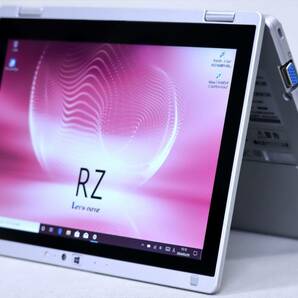 【1円～】超軽量745ｇ！10.1型WUXGA液晶コンパクト2-in-1タブレット！CF-RZ5 m5-6Y57 8Ｇ SSD256G Win10リカバリ ACアダプタ付属の画像1