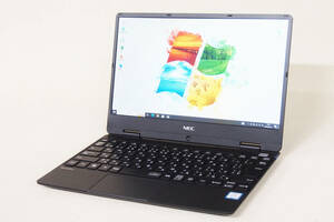 【1円～】Office2021 指紋認証 超コンパクト VersaPro UltraLite Type-VH VKT13/H-4 i5-8200Y RAM8G SSD256G 12.5型FHD カメラ Win10Pro