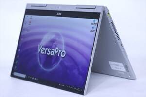 【1円～】バッテリー良好！Office2021搭載！超軽量2in1タブレットPC！VersaPro VKT16/GV-4 i5-8250U RAM8G SSD256G 13.3FHD Win10