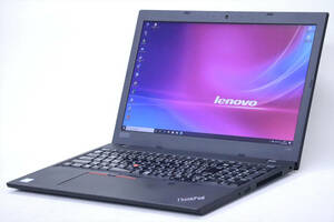 【1円～】Corei7 快適メモリ搭載!バッテリー良好!Lenovo ThinkPad L590 i7-8565U 16G 256G 15.6FHD 無線LAN+有線LAN Win10