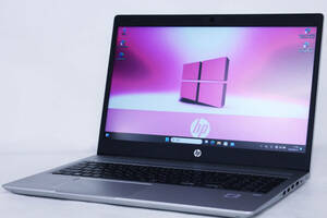 【即配】バッテリー良好 10世代i5＆Win11Pro搭載！2020年製 薄型 HP ProBook 450 G7 i5-10210U RAM8G SSD256G 15.6型HD カメラ テンキー