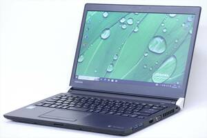 【1円～】バッテリー良好！コスパ最高！Office2021搭載即戦力PC！dynabook R73/J Celeron 3865U RAM8GB SSD128GB 13.3TFT Win10