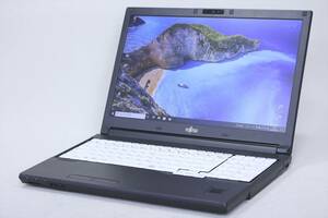 【即配】Core i7搭載！バッテリー良好！15.6型FHD液晶！A4ハイスペックPC！LIFEBOOK A746/R i7-6600U メモリ8GB SSD256GB Win10