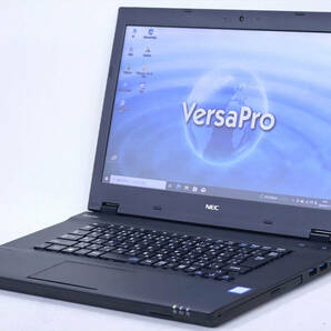 【1円～】Office2019搭載！VersaPro Type-VX VKT16/X-2 i5-8250U RAM8GB SSD128GB 15.6TFT DVD 無線+有線LAN カメラ Win10 バッテリー良好の画像1