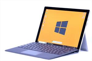 【1円～】Office2021搭載！768g軽量タブレット！Surface Pro 5 m3-7Y30 RAM4G SSD128G 12.3PixelSense Win10 キーボードカバー付属