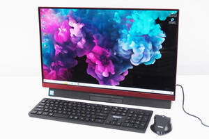 【1円～】8世代CPU×SSD512G Office2021 23.8FHD LAVIE Direct DA(S) Desk AIO GD164U/CF i5-8265U RAM8G Win10 DVDドライブ