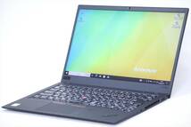 【1円～】薄型軽量！14型FHD液晶快速PC！ThinkPad X1 Carbon Gen6 i5-8250U RAM8GB SSD128GB Win10_画像1