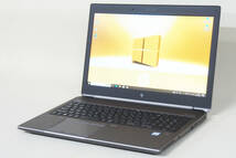 【即配】超大容量＆快速！9世代i7×QuadroT1000 HP ZBook 15 G6 Mobile Workstation i7-9750H RAM32G SSD512G+HDD2T 15.6型FHD WiFi6 Win10_画像1