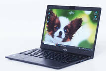 【1円～】Corei7 Office2021 極軽極薄 LIFEBOOK U938/VW i7-8550U RAM8GB SSD256GB 13.3インチFHD Type-C カメラ HDMI 指紋認証 Win10_画像1