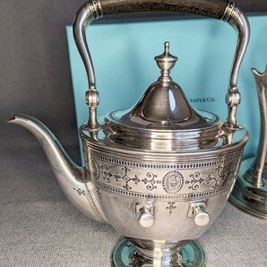 ◆Tiffany&Co ティファニー ティーポット ポットウォーマー STERLING SILVER 925 銀食器 ヴィンテージ アンティーク スターリングシルバーの画像2