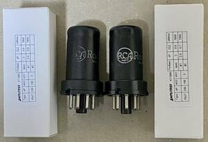 #USED37475# metal tube RCA 6SJ7 2 pcs set 