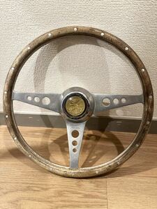 [ rare 1 jpy start ] Moto litaMoto-lita wooden steering wheel steering wheel old car that time thing Classic 