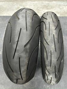 MICHELIN POWER 2CT　パイロット パワー ツーシーティー　前後セット　120/70ZR17　190/50ZR17　中古タイヤ　ミシュラン2021年6月頃生産