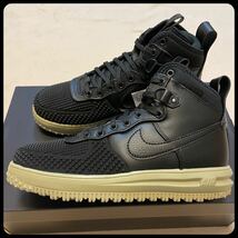 26.5cm ナイキ ルナフォース1 ダックブーツ メンズ ブラック 黒 未使用品 NIKE エアフォース1 AIR_画像2