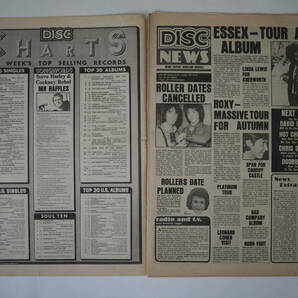 ★イギリス音楽誌【DISC】1975年6月28日号★Elton John At Wembley/10cc/Roxy Music/Bay City Rollers/Nazareth/Mudの画像4