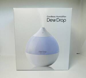 スリーアップ Dew Drop デュードロップ コードレス加湿器 ホワイト 新品未使用品超音波式加湿器