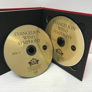 I0413A3 エヴァンゲリオン EVANGELION WIND SYMPHONY CD 2枚組 NO.1 2 スコアデータ付き 吹奏楽版 鷺巣詩郎 東京佼成ウインドオーケストラ の画像4