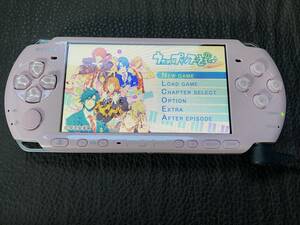 美品　PSP3000ピンク　メモリースティック付き　SONY ソニー プレイステーションポータブル うたの☆プリンスさまっ♪