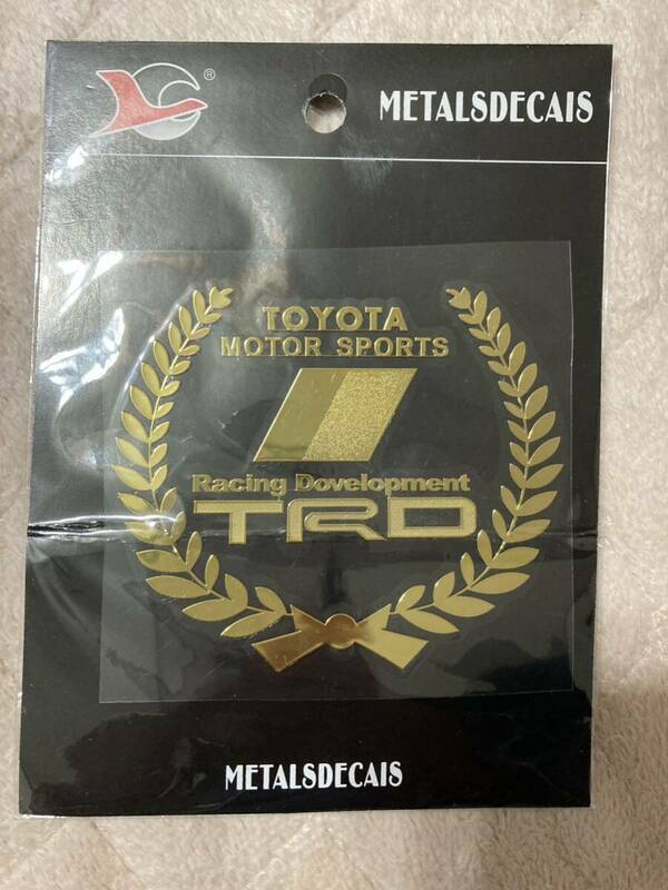 TRD ゴールドステッカー　2枚