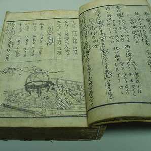 ■葛飾北斎画か？地底なまず絵入り『萬代大雑書宝暦 全1冊』江戸版大吉くじ庶民生活便覧絵本和本古文書浮世絵木版唐本古書古地図古典籍■の画像9