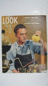 [珍品]Look 1946年1月8日号 ファッション雑誌 海外誌 ビンテージ 当時物 雑貨