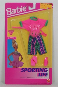 MATTEL Barbie SPORTING LIFE 1992年 当時物 バービー スポーツ 衣装 小物 フィギュア 雑貨[未開封品]