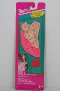 MATTEL Barbie FASHION FAVORITES B 1992年 当時物 バービー 衣装 小物 フィギュア 雑貨[未開封品]