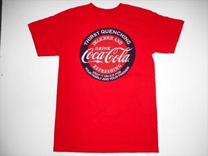 Coca Cola プリントTシャツ XLサイズ レッド コカ・コーラ 企業 コーラ ドリンク 日本未発売 海外直輸入 ファッション雑貨 アメ雑