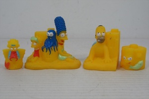 Simpsons Sandy Beach Puzzle Все 4 полного набора 1997 года.