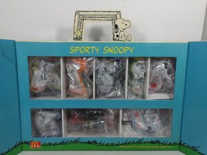 McDonald's PEANUTS SPORTY SNOOPY フィギュア 8ヶセット 2000年代 スヌーピー ミールトイ 外箱付き 雑貨