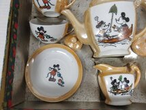 [珍品]NIFTY TOY TEA SETS Disney Mickey Mouse 1930年代 当時物 日本製 トイ ティーセット ミッキーマウス 箱付 雑貨_画像6