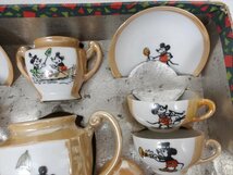 [珍品]NIFTY TOY TEA SETS Disney Mickey Mouse 1930年代 当時物 日本製 トイ ティーセット ミッキーマウス 箱付 雑貨_画像4